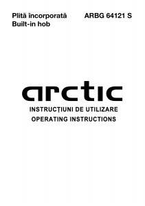 Handleiding Arctic ARBG 64121 S Kookplaat