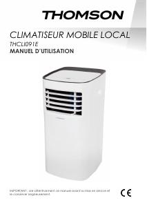 Mode d’emploi Thomson THCLI091E Climatiseur