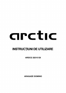 Manual Arctic ARDCG 32210 SX Plită