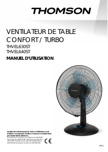 Mode d’emploi Thomson THVEL630ST Ventilateur