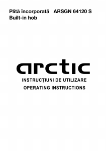 Handleiding Arctic ARSGN 64120 S Kookplaat