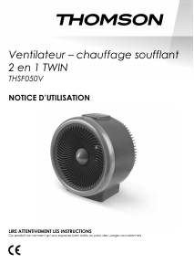 Manual Thomson THSF050V Fan