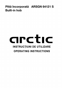 Manual Arctic ARSGN 64121 S Plită