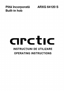 Handleiding Arctic ARXG 64120 S Kookplaat