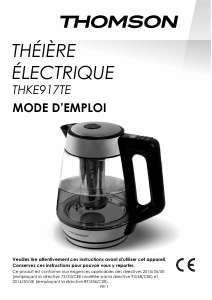 Mode d’emploi Thomson THKE917TE Machine à thé