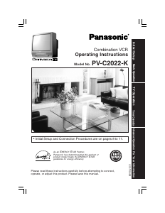 Mode d’emploi Panasonic PV-C2022 Téléviseur