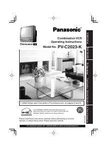 Mode d’emploi Panasonic PV-C2023 Téléviseur