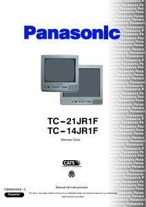 Manual de uso Panasonic TC-14JR1F Televisor