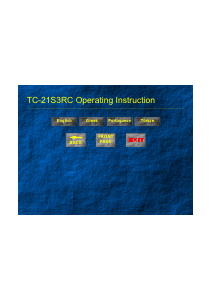 Hướng dẫn sử dụng Panasonic TC-21S3R Truyền hình