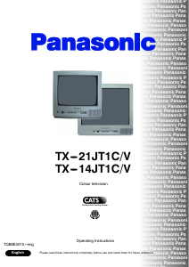 Manual Panasonic TX-14JT1C Television