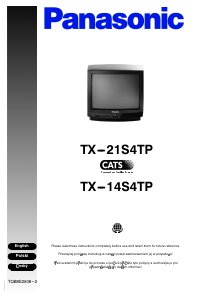 Bedienungsanleitung Panasonic TX-14S4TP Fernseher