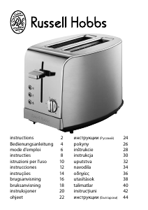 Manuale Russell Hobbs 18116-56 Deluxe Tostapane