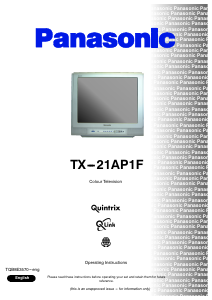 Bedienungsanleitung Panasonic TX-21AP1F Fernseher