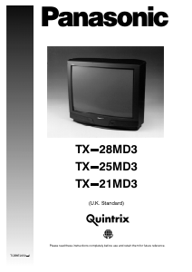 Bedienungsanleitung Panasonic TX-21MD3 Fernseher