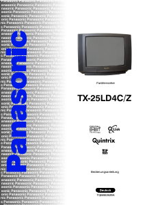 Bedienungsanleitung Panasonic TX-25LD4CZ Fernseher