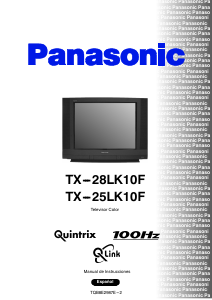 Manual de uso Panasonic TX-25LK10F Televisor