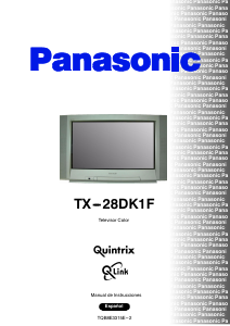 Manual de uso Panasonic TX-28DK1F Televisor