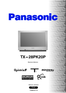 Manuál Panasonic TX-28PK2 Televize