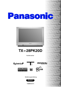 Bedienungsanleitung Panasonic TX-28PK20D Fernseher
