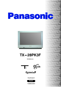 Käyttöohje Panasonic TX-28PK3 Televisio