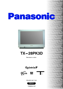 Manuale Panasonic TX-28PK3 Televisore
