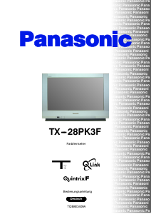 Bedienungsanleitung Panasonic TX-28PK3F Fernseher