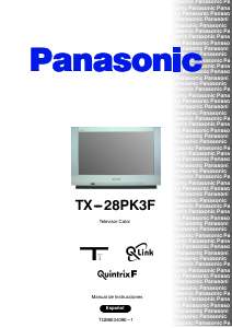 Manual de uso Panasonic TX-28PK3F Televisor