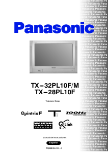 Manual de uso Panasonic TX-28PL10F Televisor