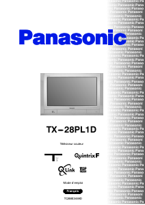 Mode d’emploi Panasonic TX-28PL1D Téléviseur