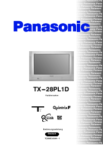 Bedienungsanleitung Panasonic TX-28PL1D Fernseher