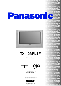 Manual de uso Panasonic TX-28PL1F Televisor