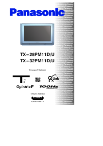 Hướng dẫn sử dụng Panasonic TX-28PM11D Truyền hình