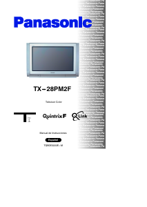 Manual de uso Panasonic TX-28PM2F Televisor