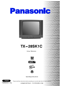 Bedienungsanleitung Panasonic TX-28SK1C Fernseher