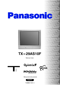 Manual de uso Panasonic TX-29AS10F Televisor