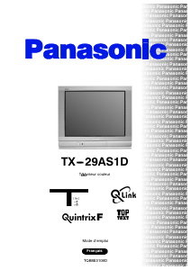 Bedienungsanleitung Panasonic TX-29AS1D Fernseher