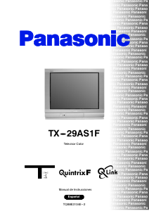 Manual de uso Panasonic TX-29AS1F Televisor