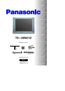 Manuale Panasonic TX-29N21D Televisore