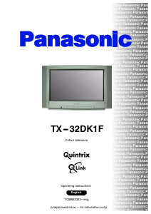 Bedienungsanleitung Panasonic TX-32DK1F Fernseher
