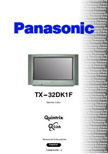 Manual de uso Panasonic TX-32DK1F Televisor