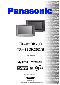 Bedienungsanleitung Panasonic TX-32DK20D Fernseher