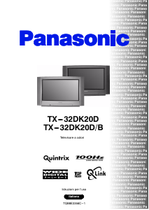 Manuale Panasonic TX-32DK20D Televisore