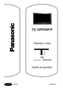 Priručnik Panasonic TX-32PD50F Televizor