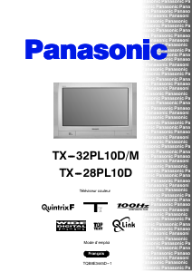 Mode d’emploi Panasonic TX-32PL10DM Téléviseur