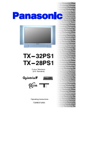 Bedienungsanleitung Panasonic TX-32PS1 Fernseher