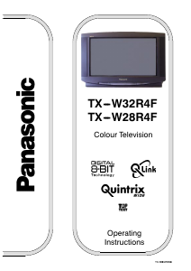 Bedienungsanleitung Panasonic TX-W32R4 Fernseher