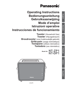 Manual de uso Panasonic NT-ZP1HXE Tostador