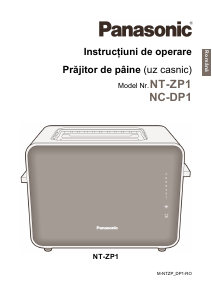 Manual Panasonic NT-ZP1VXE Prăjitor de pâine