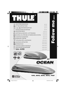 Használati útmutató Thule Ocean 80 Tetődoboz