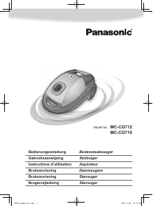 Handleiding Panasonic MC-CG710RC79 Stofzuiger